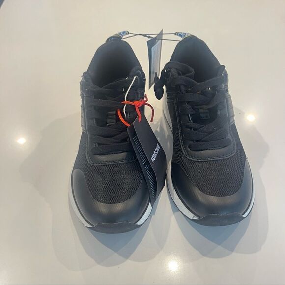 Robert Cavalli Sport Black Sneakers athletic shoes Nwob size 39 main image 7